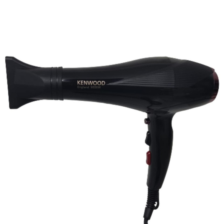 سشوار خانگی 2400 وات کنوود مدل KW-1011، موتور AC، وزن 500 گرم، المنت تیتانیوم، دارای سری متمرکزکننده باریک با ویژگی...